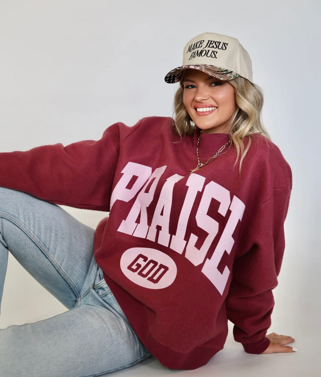 Praise God Reversible Mockneck