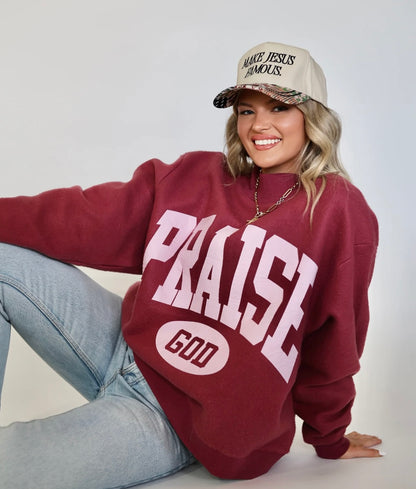 Praise God Reversible Mockneck