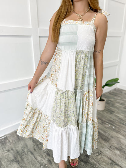 Shore Gardens Layered Maxi Dress
