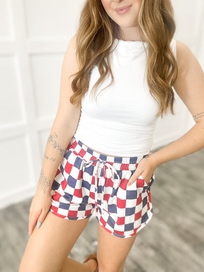 Liberty Lane Checker Shorts