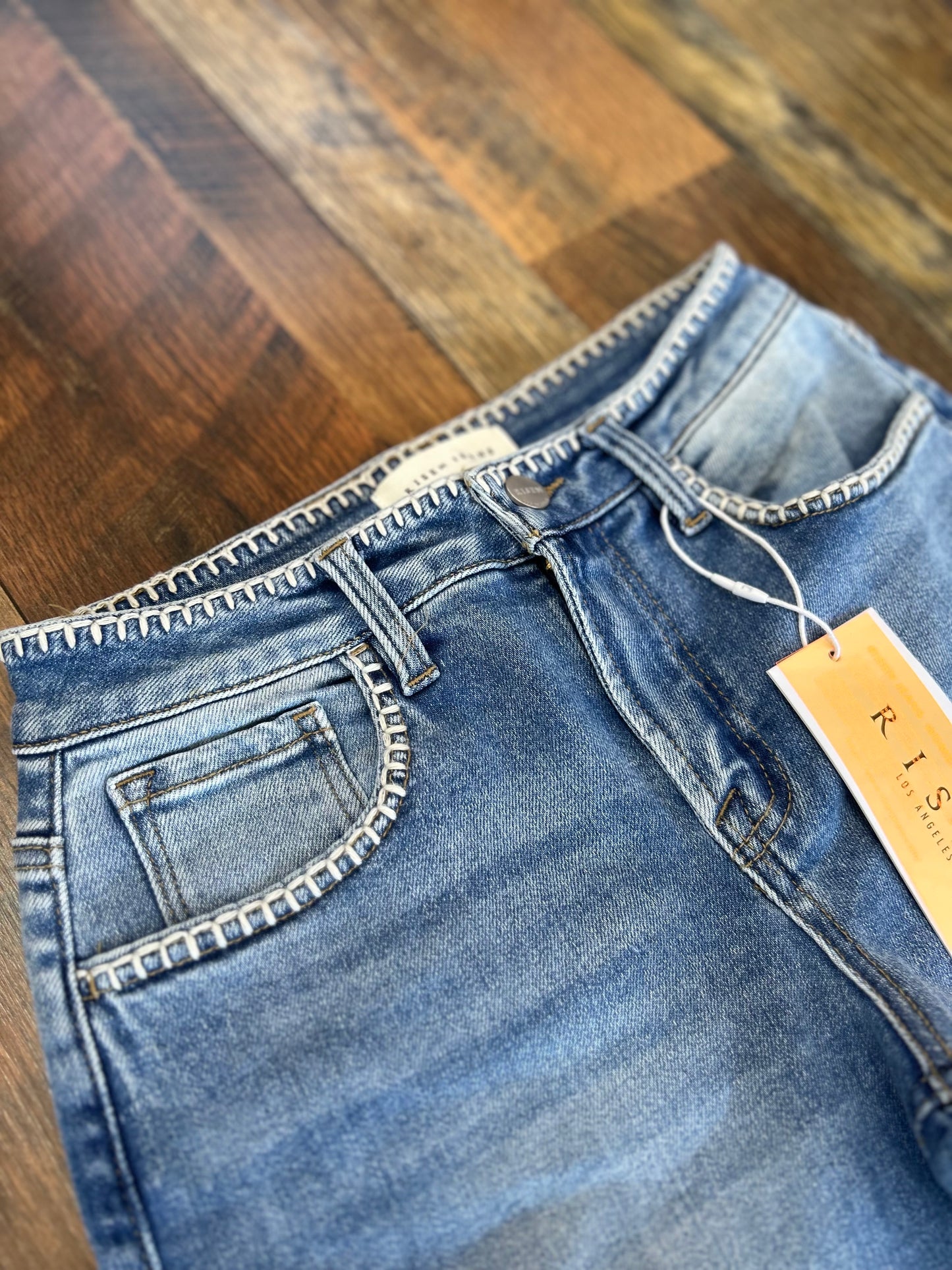 Willow Stitch Straight Denim