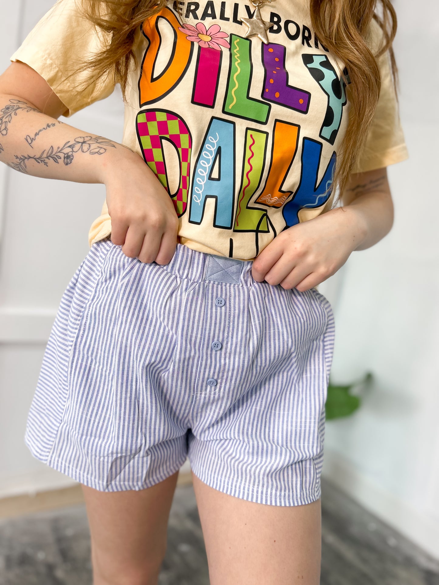 Shoreline Striped Boxer Shorts