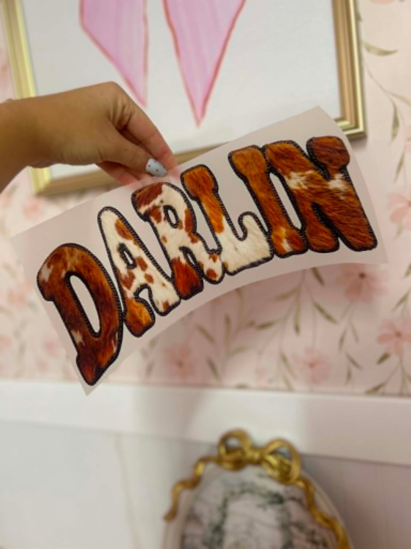 Cowprint Darlin Print