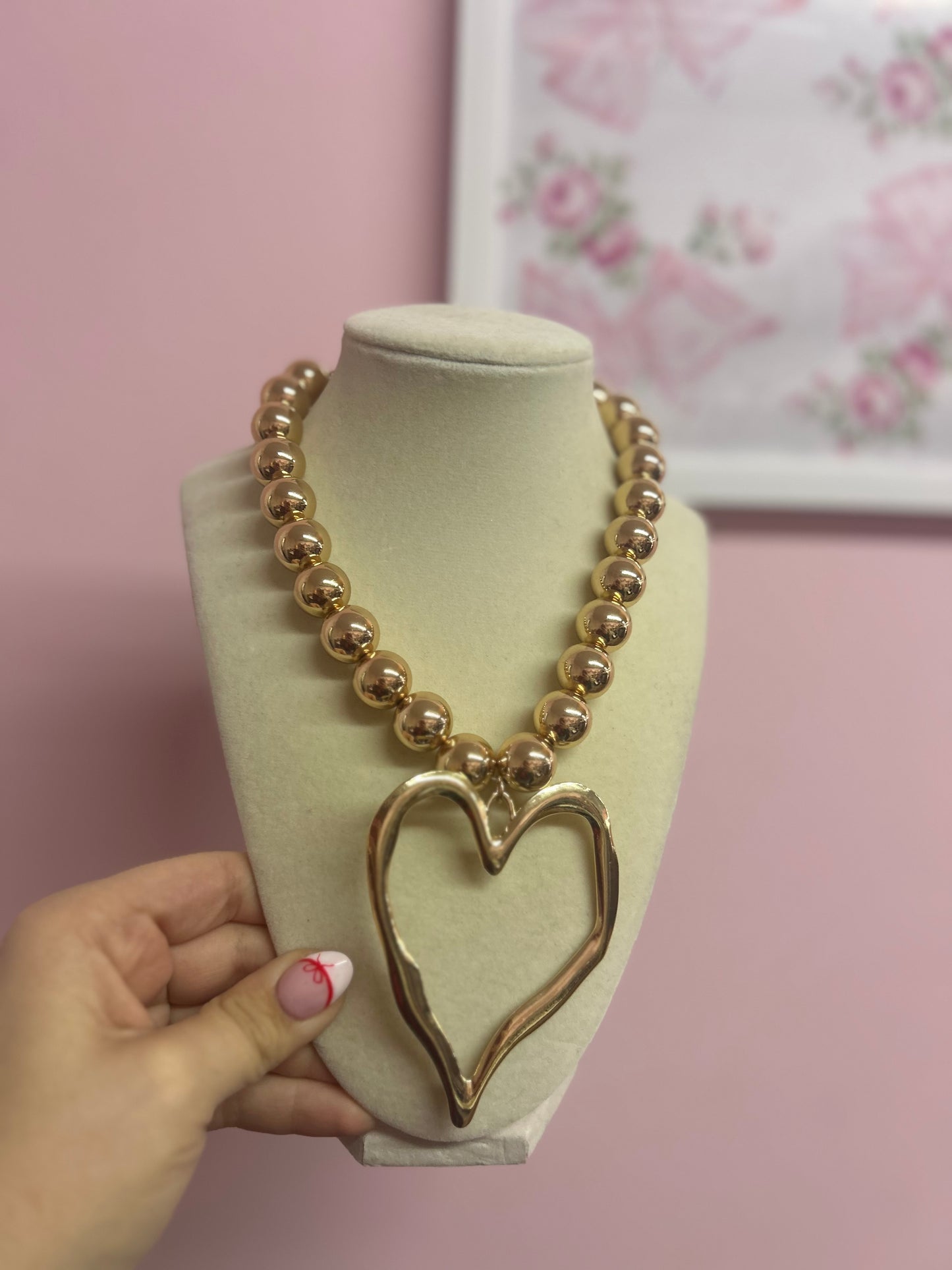 Chunky Heart Necklace
