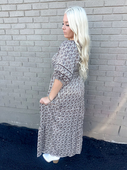 Autumn Heirloom Smocked Maxi