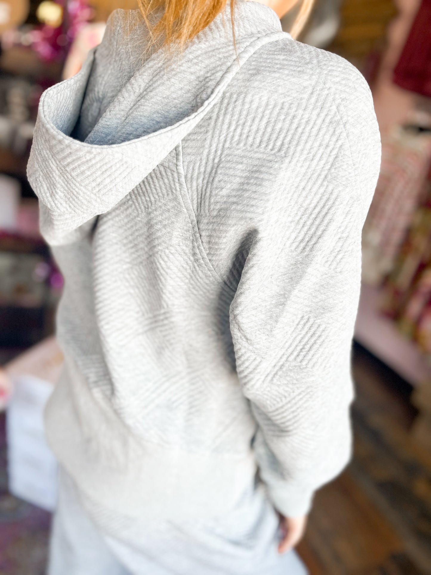 Heather Gray Textured Set