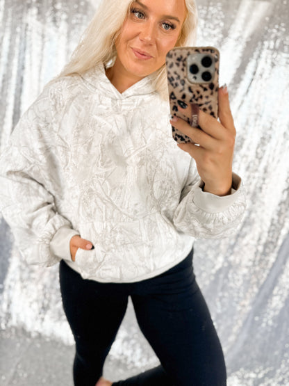 Camo Hooded Pullover