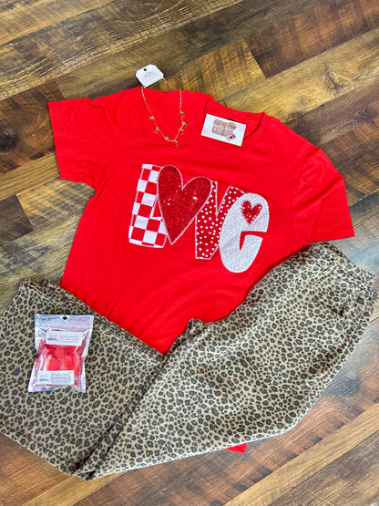 Love Appliqué Tee