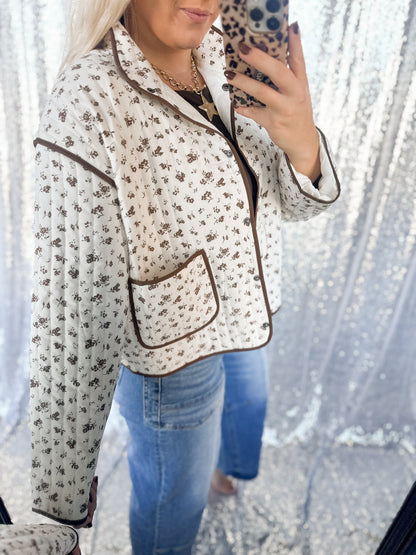 Autumn Floral Quilted Jacket