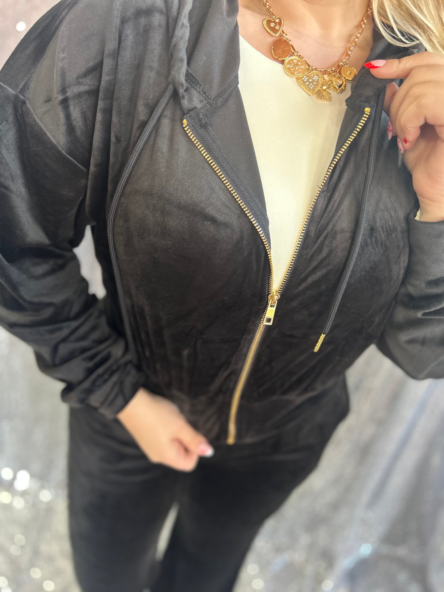 Black Noir Luxe Zip {SET}