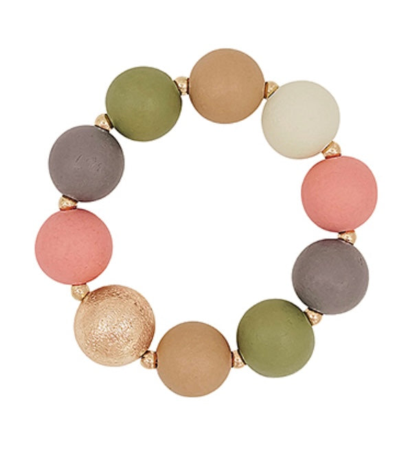 Multi Tone Chunky Bracelet