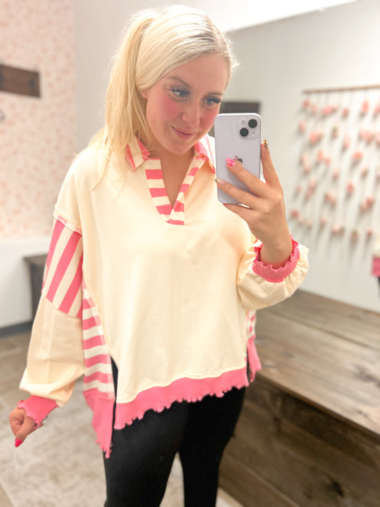 Perfect in Pink Oversized Crewneck
