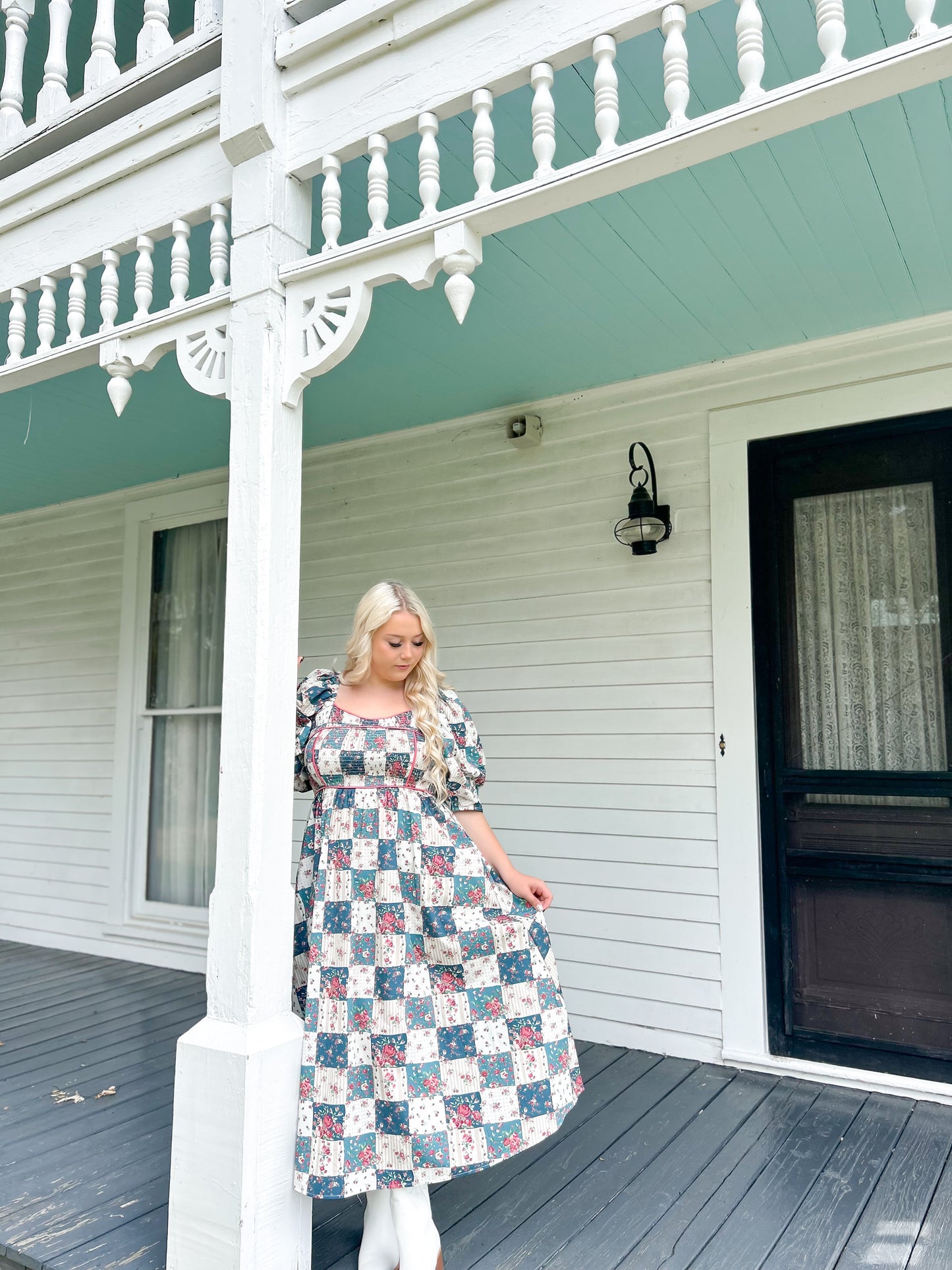 Meadow Patchwork Maxi Dress