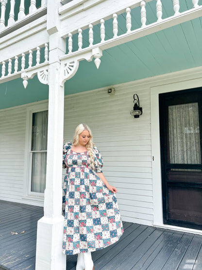 Meadow Patchwork Maxi Dress