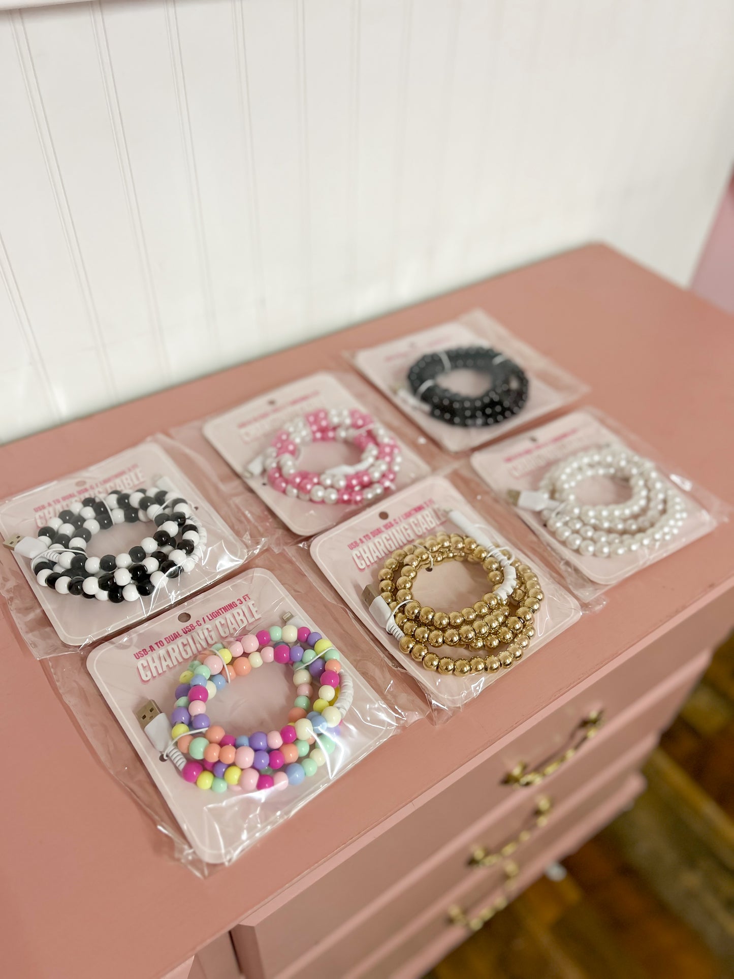 Beaded USB-C Lightning Charger