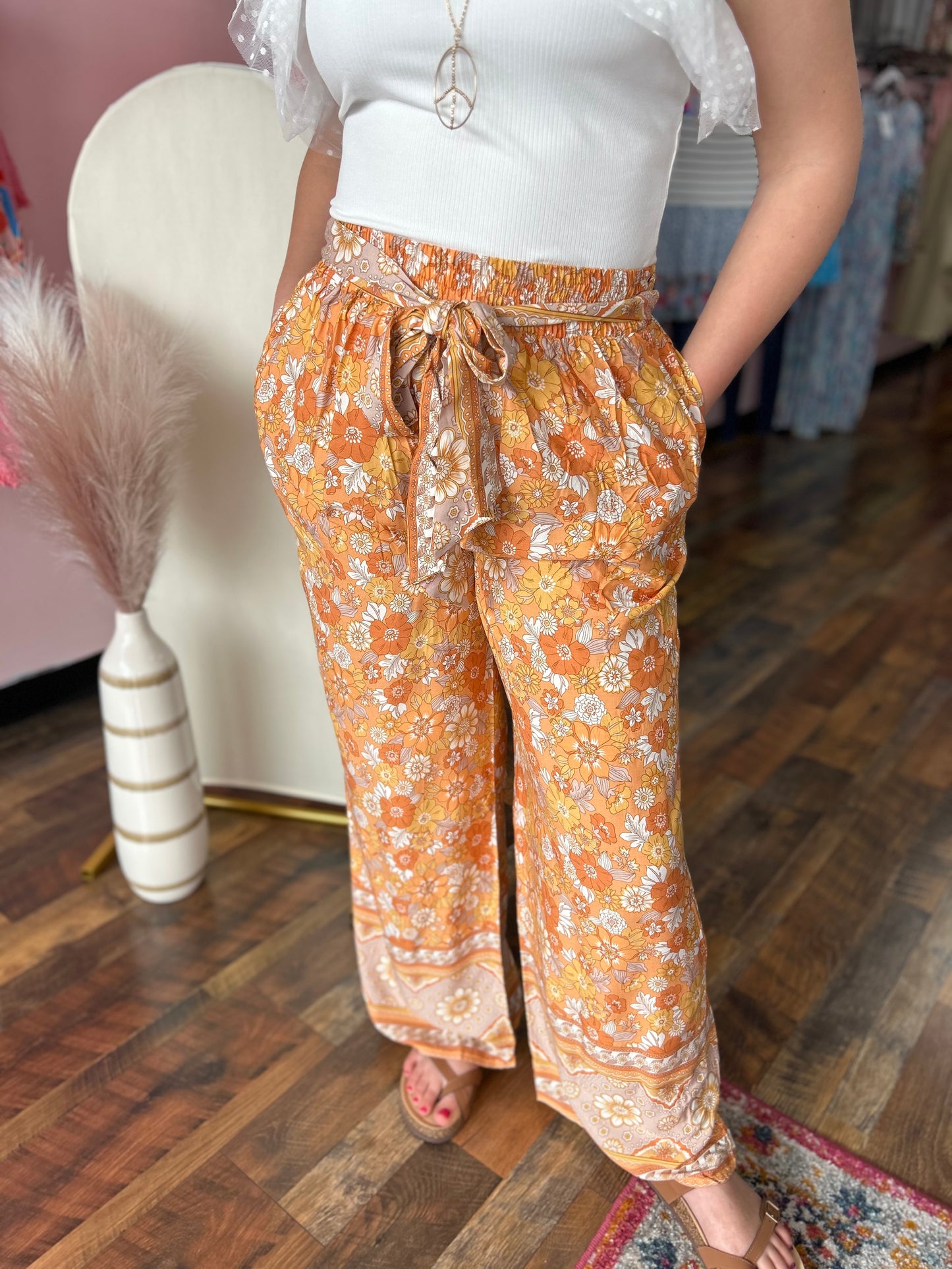 Boho dreamer tie pants