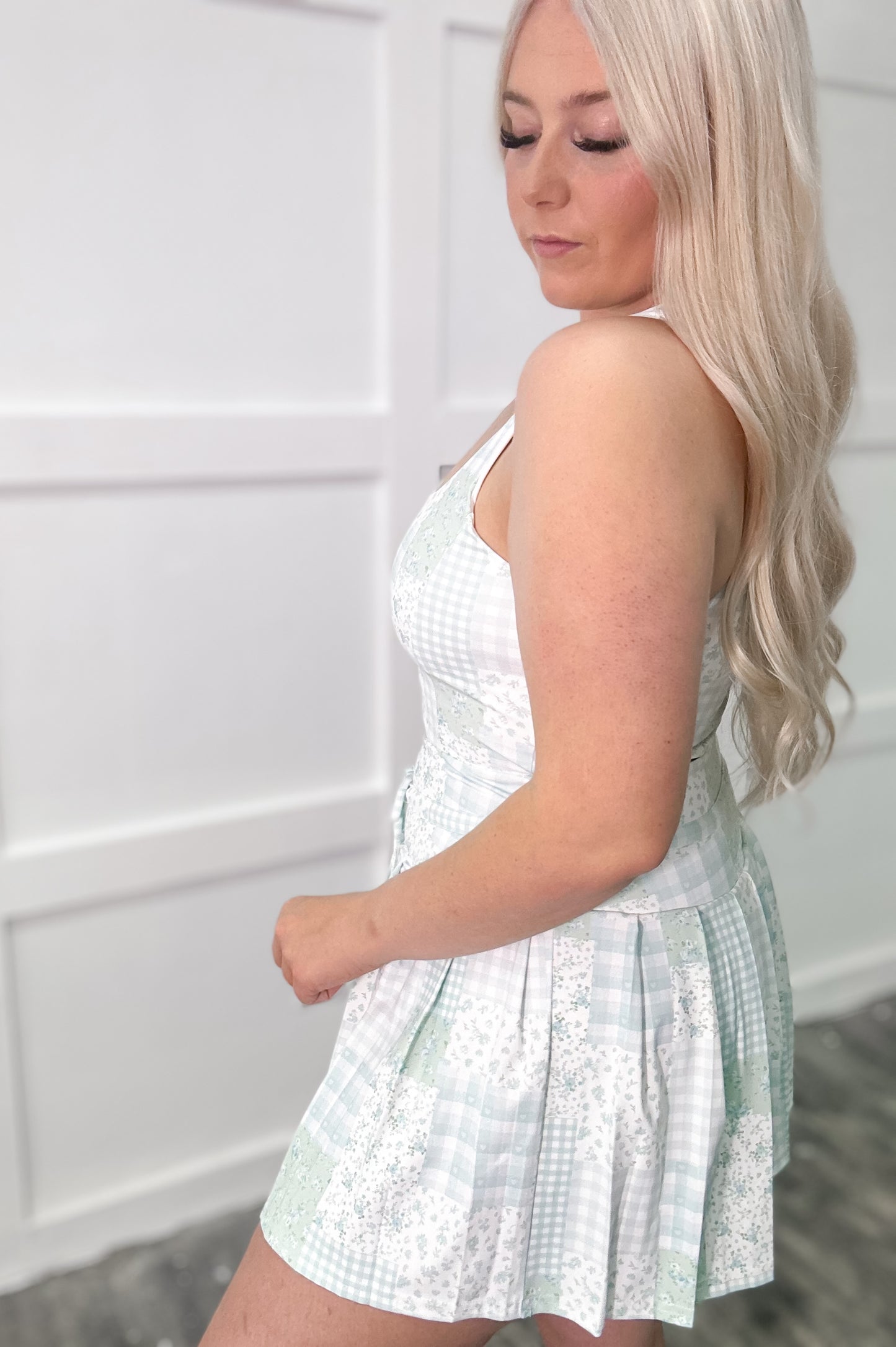 Patchwork Gardens Athletic Dress