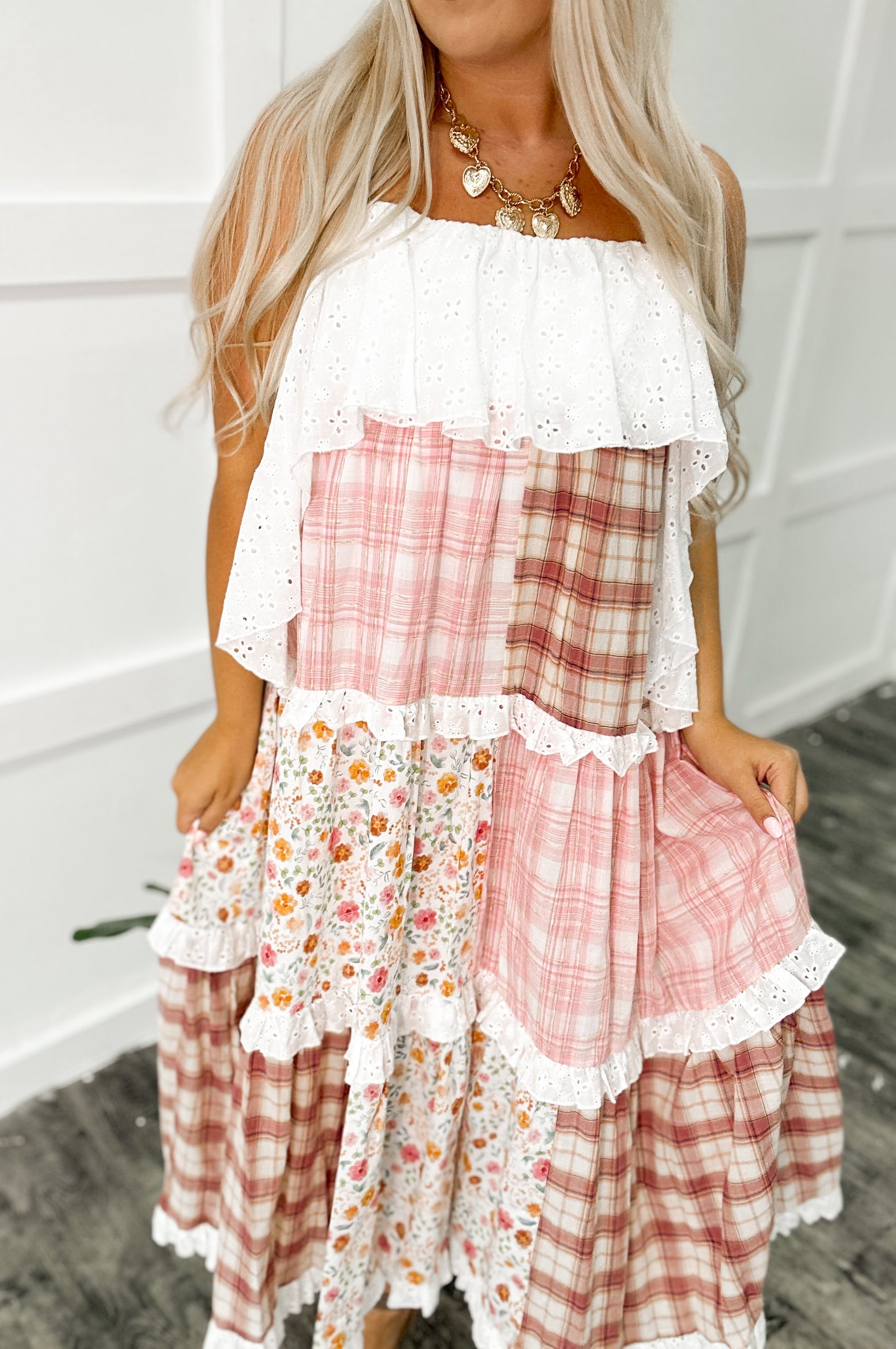 Meadow Muse Patchwork Maxi Dress