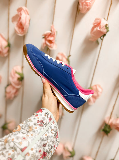 Royal & Pink Athletic Sneaker
