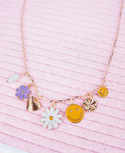Good VIBES charm necklace