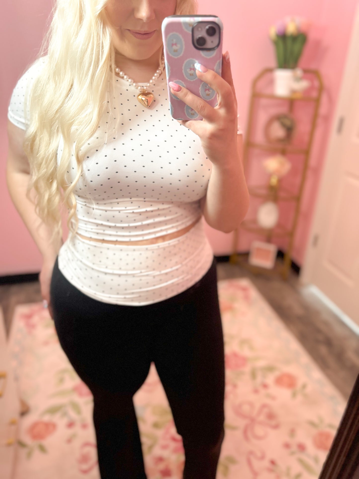 Buttery Soft Polka Dot Yoga Set