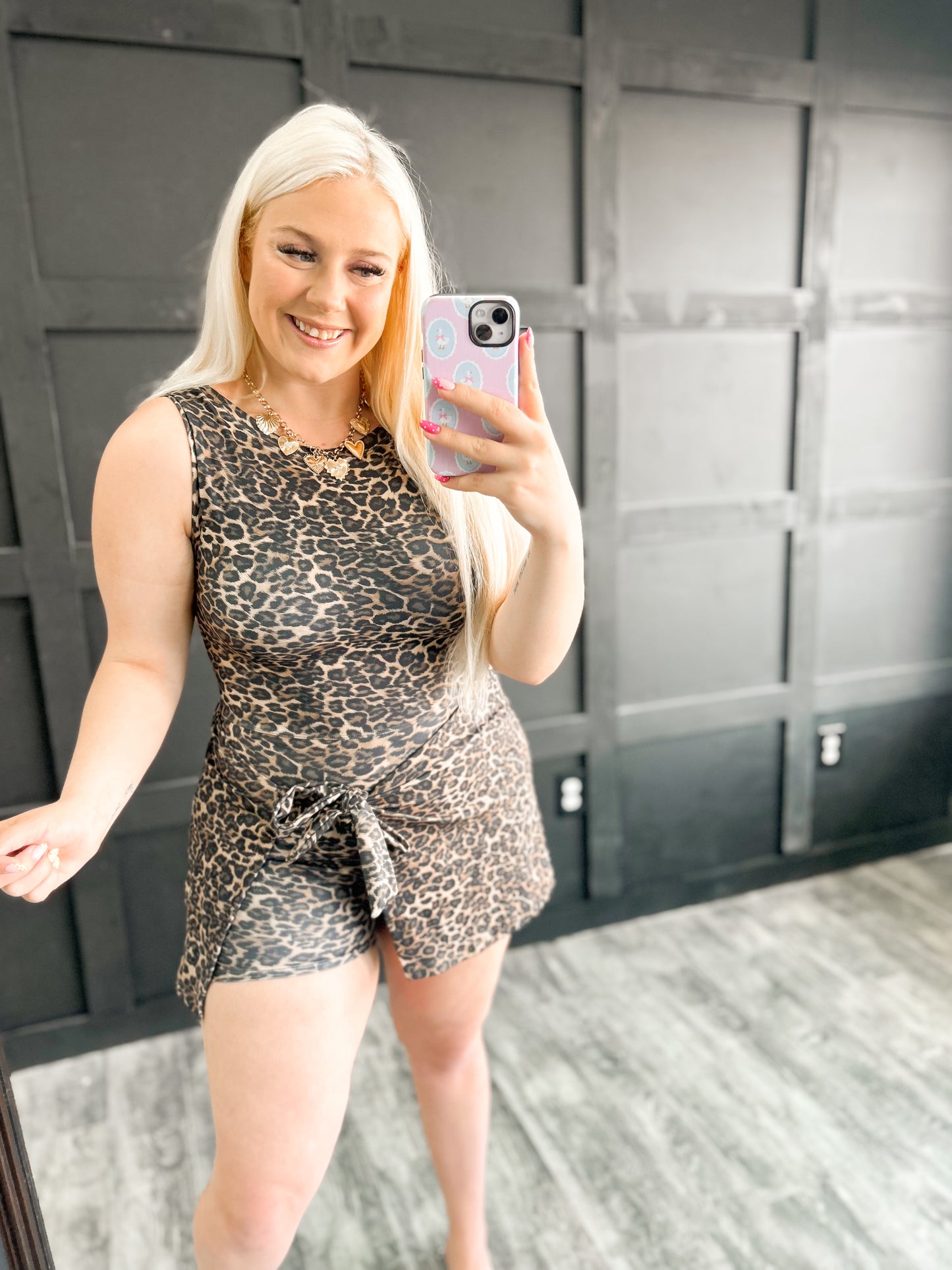 Wild Side Wrapped Athletic Dress