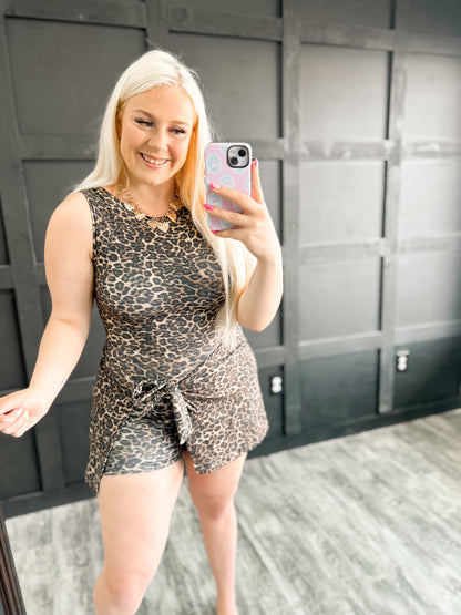 Wild Side Wrapped Athletic Dress