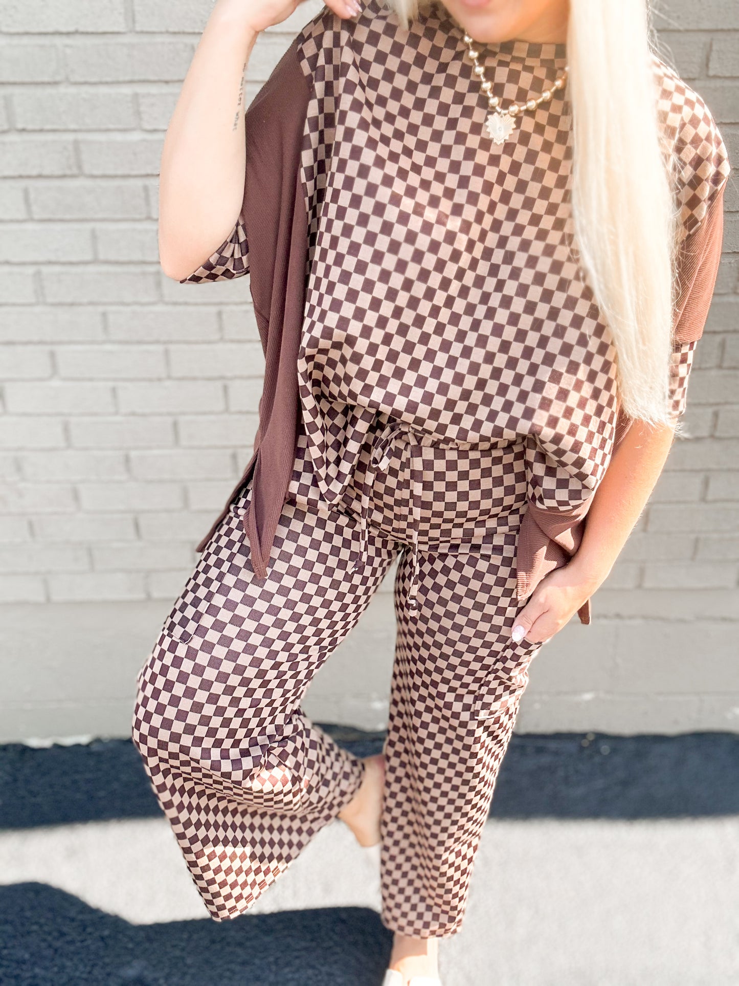 Autumn Checkered Set