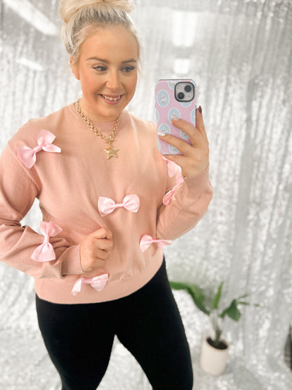 Bubblegum Coquette Sweater