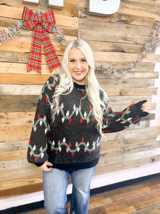 Christmas Lights Sweater