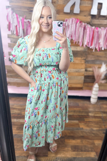 Sunday Stroll Floral Maxi Dress