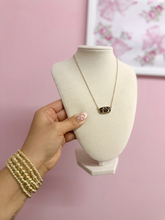 Leopard Pendant Necklace