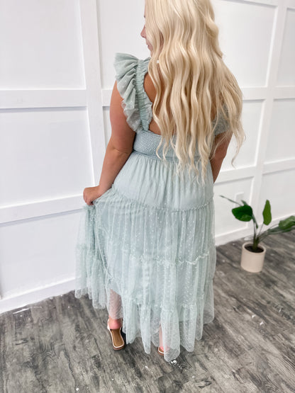 Carolina Coast Smocked Maxi Dress
