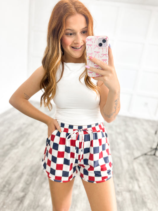 Liberty Lane Checker Shorts