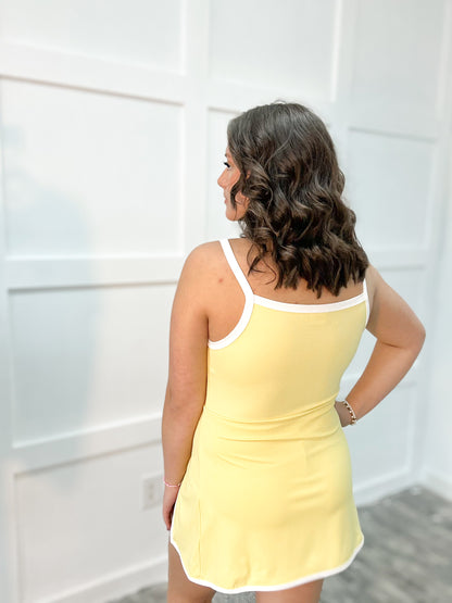Yellow Athletic Dress