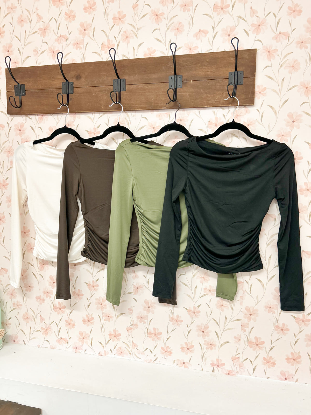 Basic Butter Longsleeve Tops {3 COLORS}