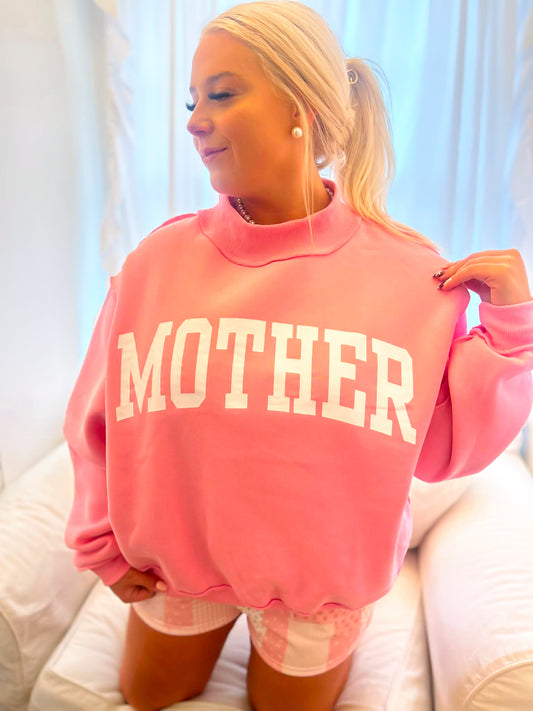 Mother/Cool Mom Reversible Mockneck