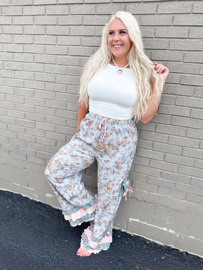 Fall on the Farm Ruffle Pants
