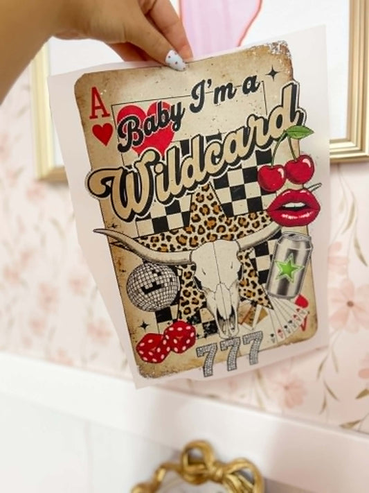 Baby I’m A Wildcard Collage Print