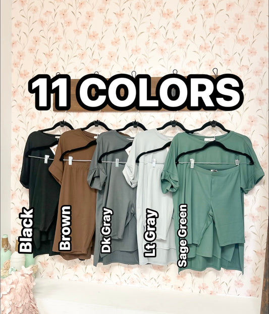 Butter Soft Biker Short {SETS}