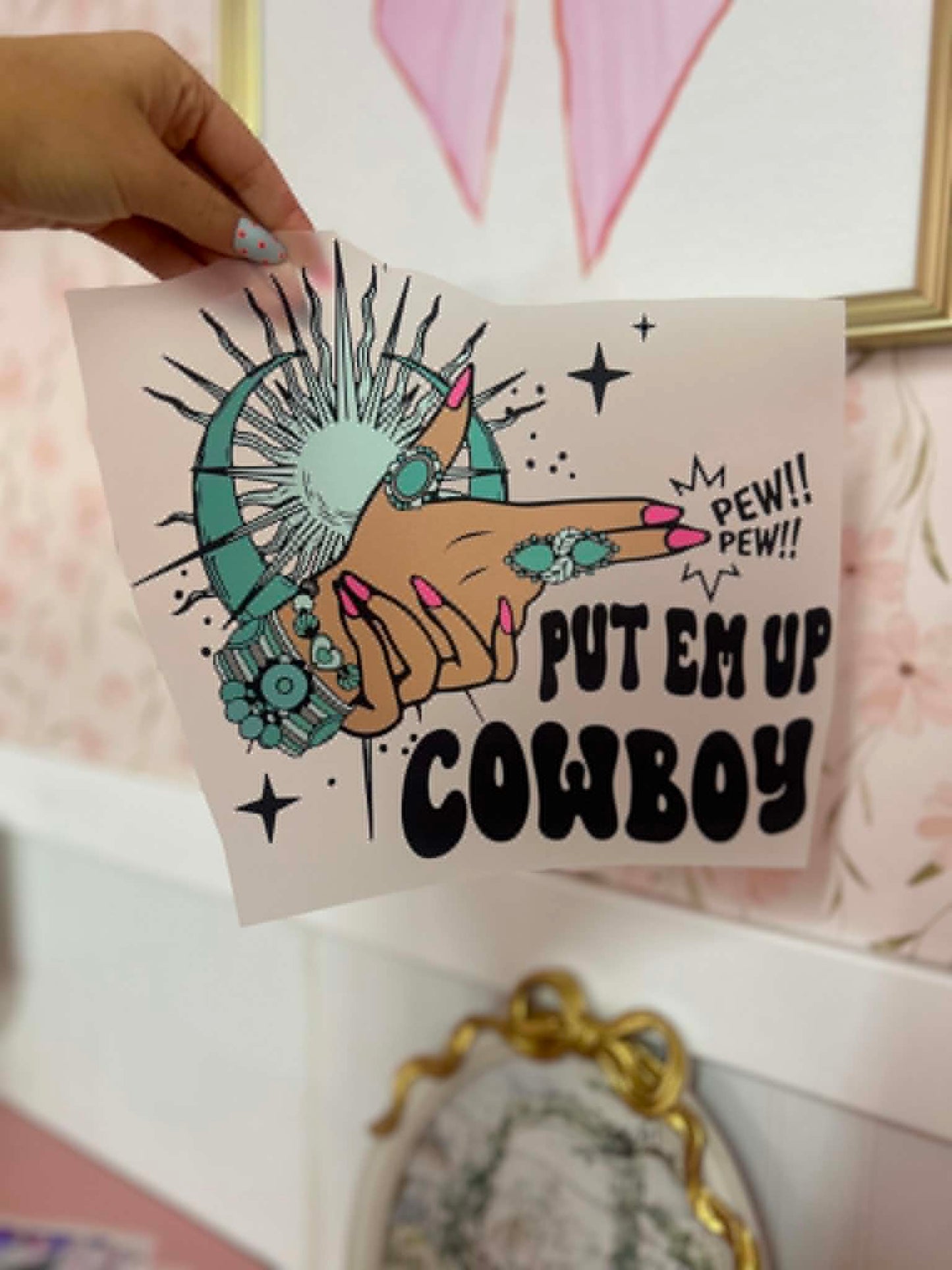 Put ‘Em Up Cowboy Print