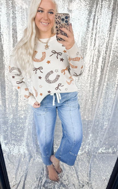 Saddle Up Knit Sweater