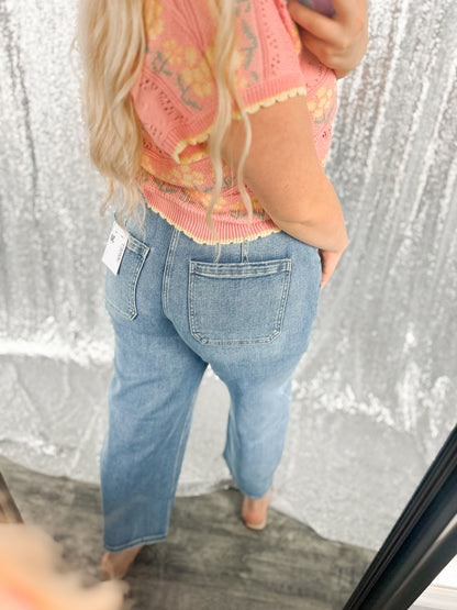 Bentley Drawstring Barrel Denim