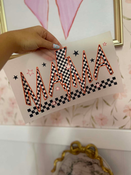 Checkered Mama Print