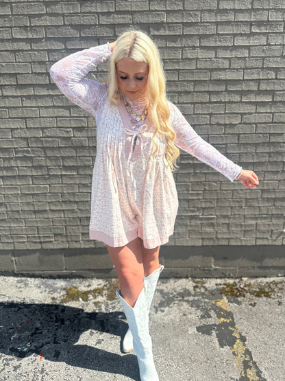 Ditzy Delilah Denim Romper
