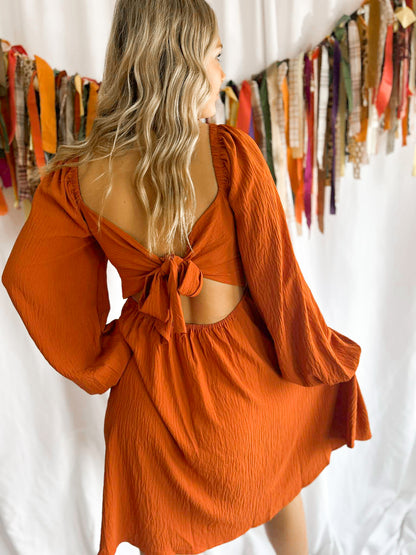 Falling For You Smocked Dress