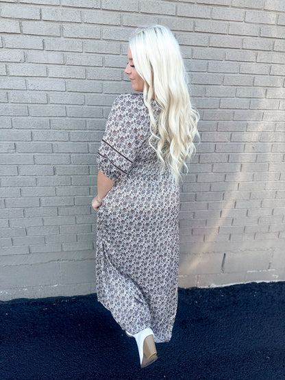 Autumn Heirloom Smocked Maxi
