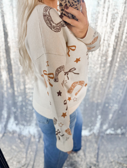 Saddle Up Knit Sweater