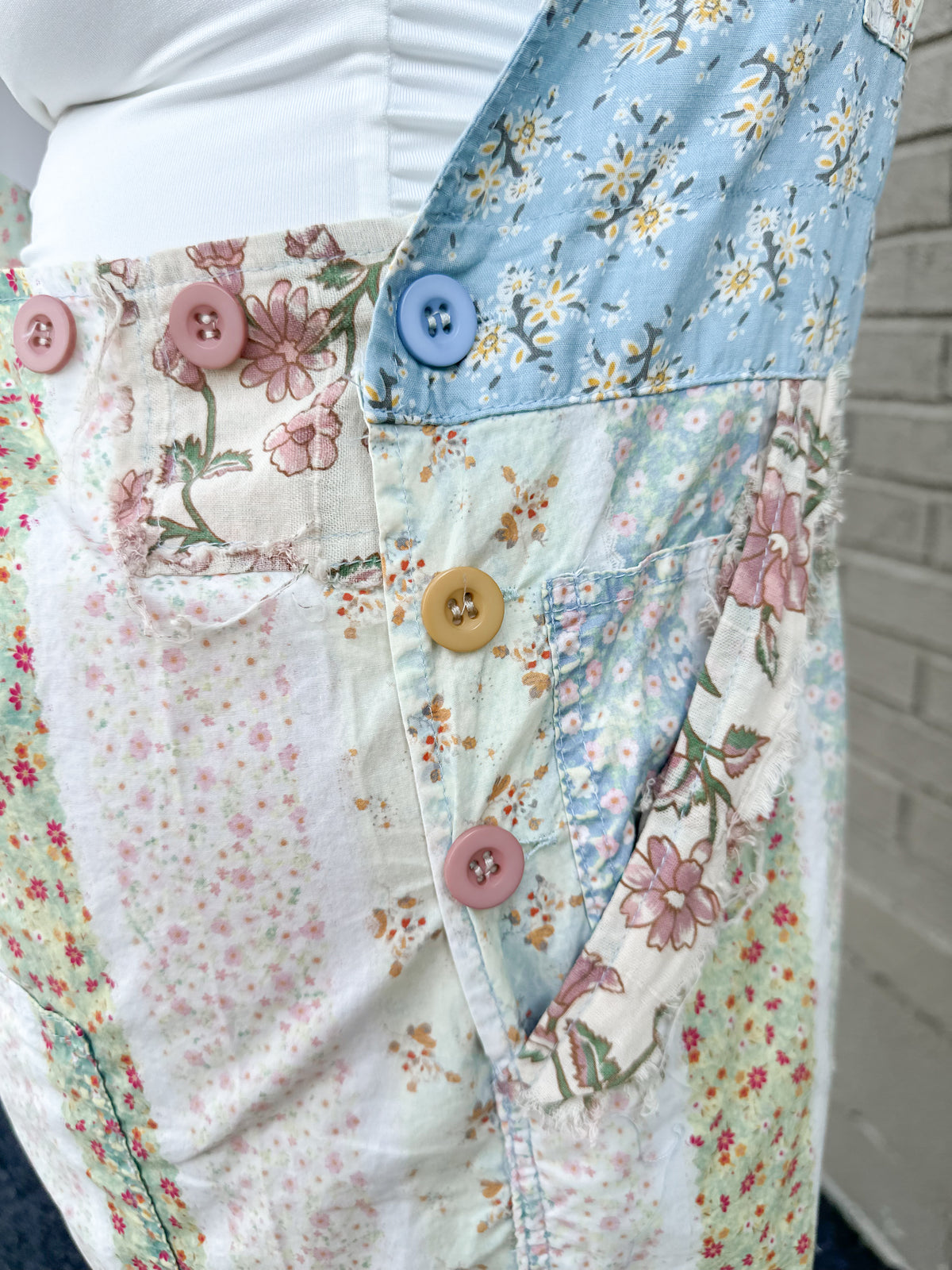 Down South Patchwork Overalls