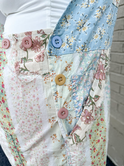Down South Patchwork Overalls